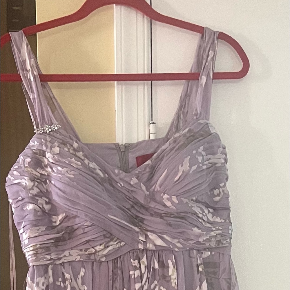 Lavender Chiffon  Evening Dress